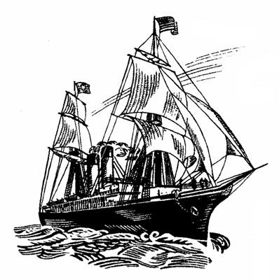 Америка - первый трансатлантик со стальным корпусом