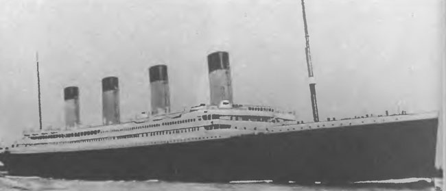 Титаник в своем первом и последнем рейсе