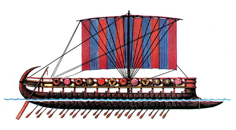 Финикийский военный корабль