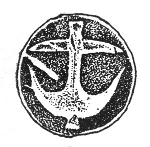 Рис. 28. 'Якорная монета' конца V века до н. э