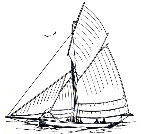 Гафельный тендер (1860-1890 гг.)